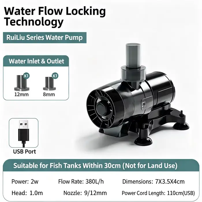 Pompe submersible électrique 220V