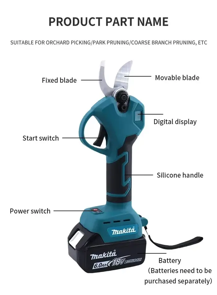 Sécateur électrique sans fil Makita