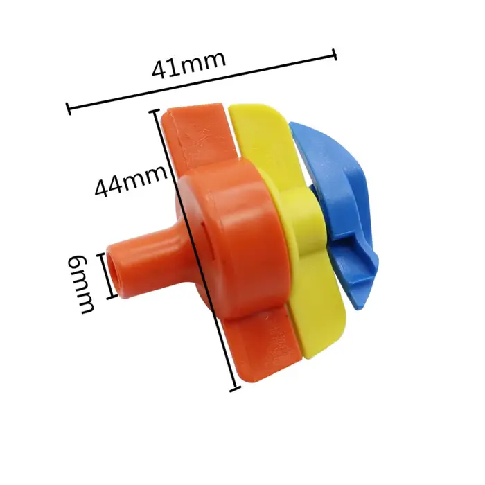 Micro-arroseur rotatif résistant à 360, ID 6mm, buse de pulvérisation, serre, agriculture, confronta