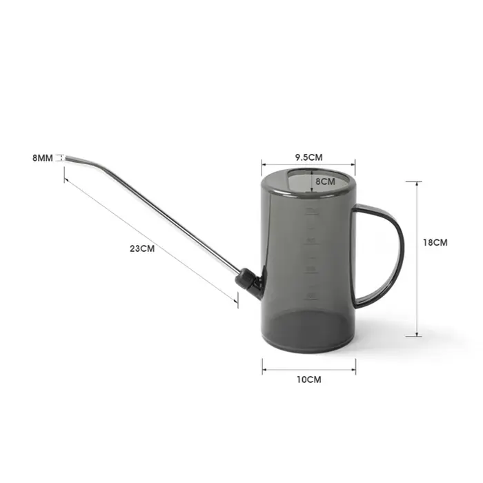 Arrosoir pour plantes avec tête d'arrosage 2 litres longue buse design élégant pour jardinage intérieur et extérieur occasions spéciales