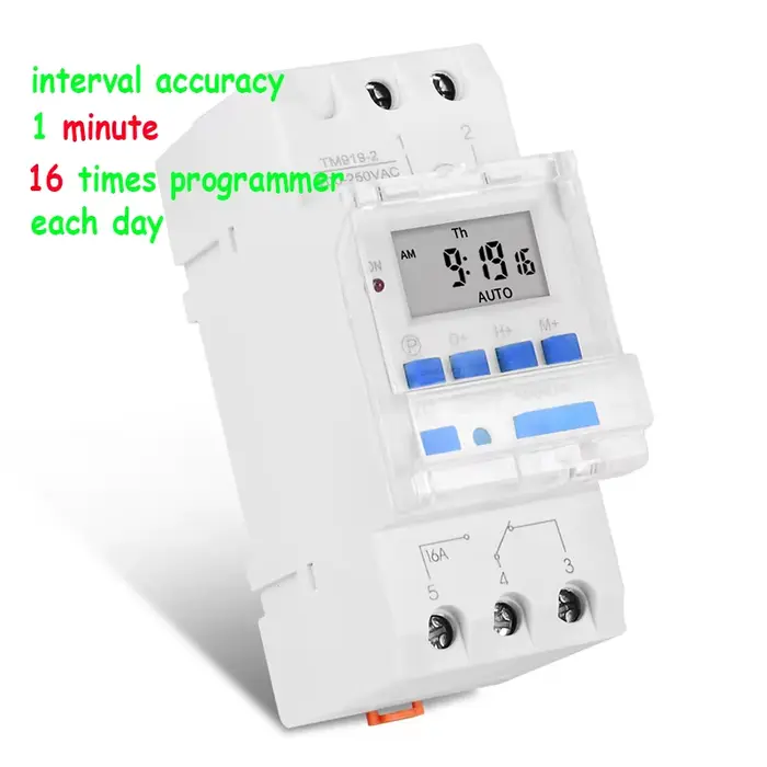 Minuteur numérique programmable hebdomadaire SINOTIMER 7 jours