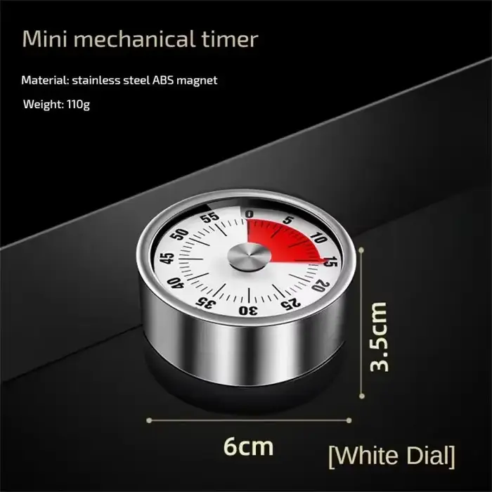 Nouveau minuterie numérique manuelle mécanique minuterie de cuisine magnétique étude de cuisine Fitn