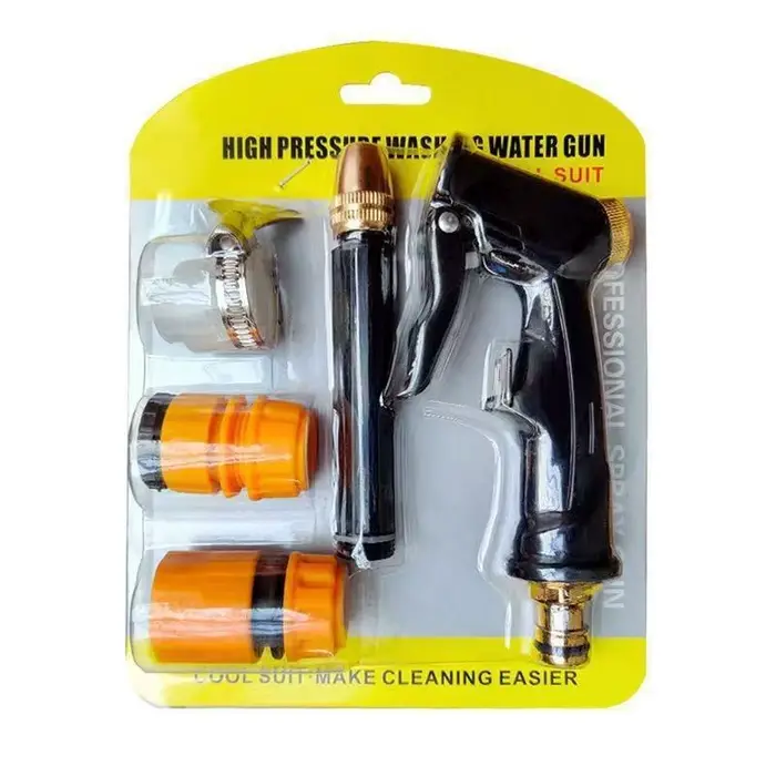 Pistolet d'arrosage haute pression avec conception de surpression et 3 modes de pulvérisation réglab