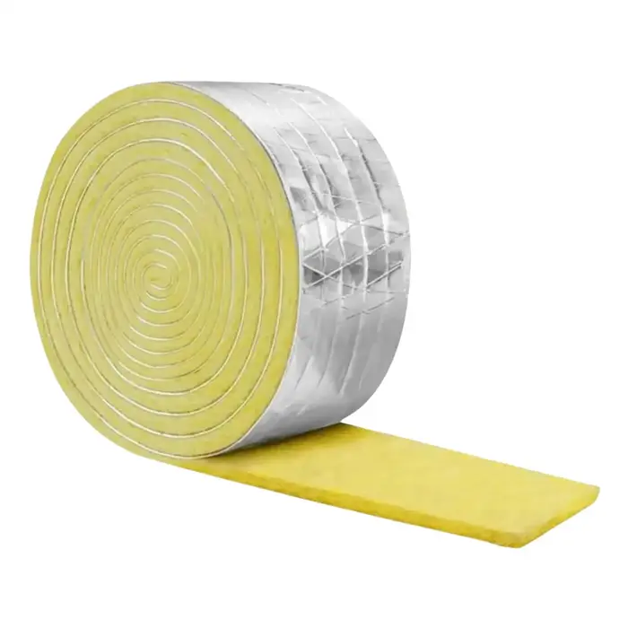 Ruban Isolant Auto-Adhésif en Laine de Verre pour Tuyaux d'Eau Isolation Phonique et Thermique Installation Facile Protection des Tuyaux Occasions Spéciales