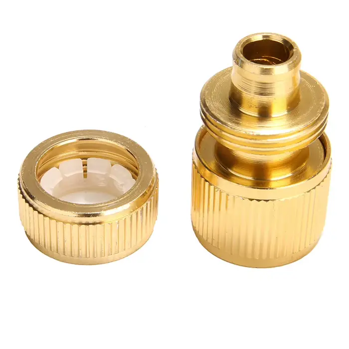 Adapteur de tuyau recouvert de laiton connecteur pivotant connexion rapide jardin irrigation lavage voiture occasions spéciales
