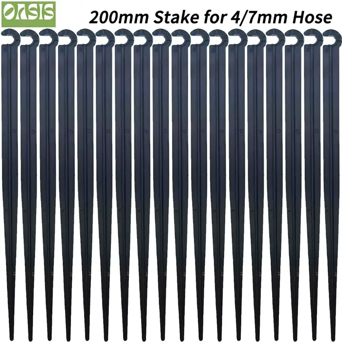 OASIS 50-1000 pièces jardin 1/4 "piquet fixe tiges Support 11cm 20cm pour l'irrigation goutte à gout