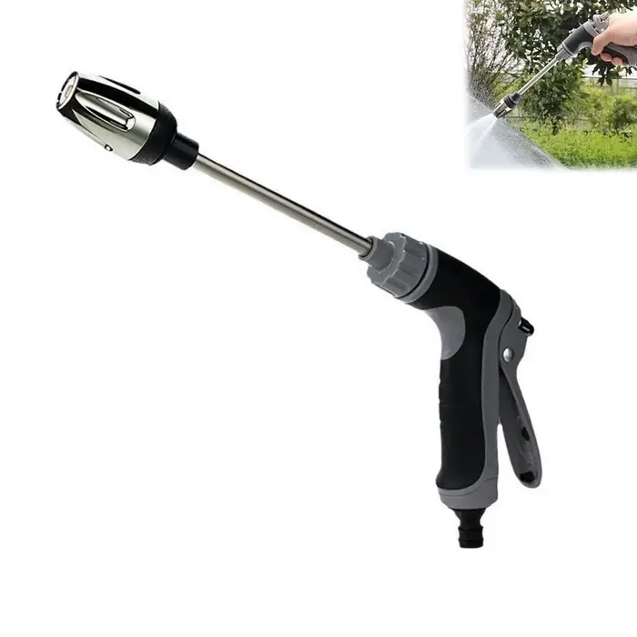 Pistolet d'arrosage haute pression pour lavage de voitures, arrosage de jardin, tuyau d'arrosage, la