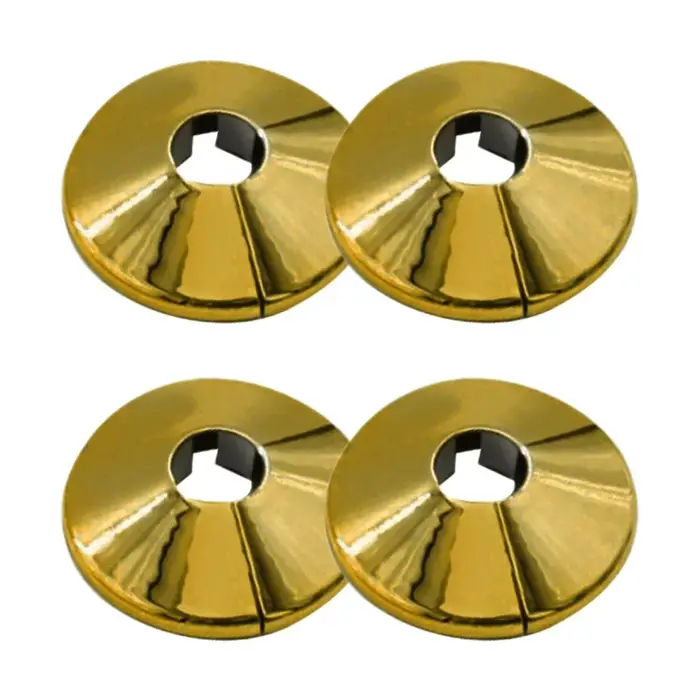 Couvercle de Tuyau Décoratif avec Valve d'Angle, Accessoires de Décoration pour la Maison, 15mm, 4 P