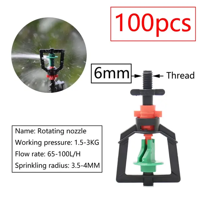 Arroseur rotatif pour serre, goutteur d'irrigation goutte-à-goutte pour jardin, émetteurs de brume r