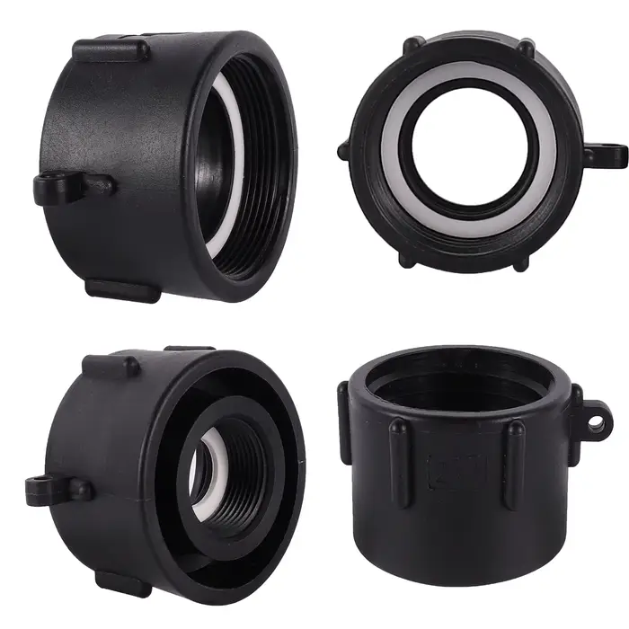 Adaptateur de filetage grossier S60 IBC 1 "1.5" 2 "BSP, adaptateur de tonalité à filetage fin, fourr