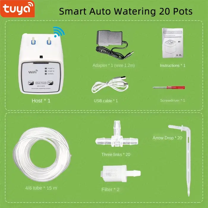 Tuya Smart Life – dispositif d'arrosage automatique à Double pompe, système d'arrosage Intelligent p