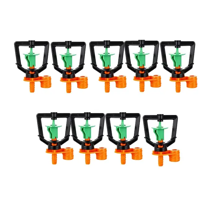 20 pièces réglables à 360° °   Tête de micro-asperseur pour irrigation goutte à goutte avec raccord 