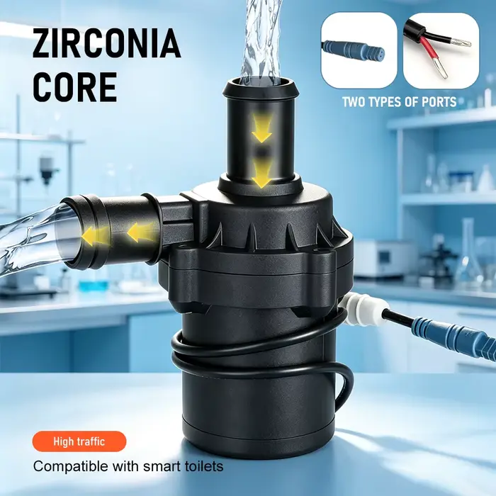 Pompe à eau submersible 12V pour jardin aquarium et toilettes intelligentes sans balais haute performance hauteur de refoulement 3m