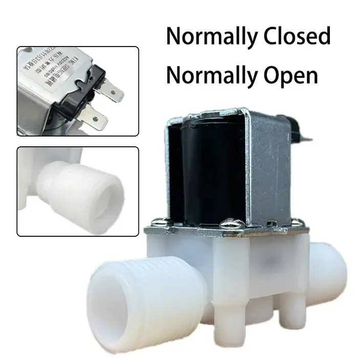 Électrovanne à filetage mâle 1/2 "3/4"