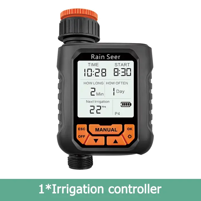 Soudeur grand écran LCD minuterie d'eau étanche IP65 maison jardin irrigation