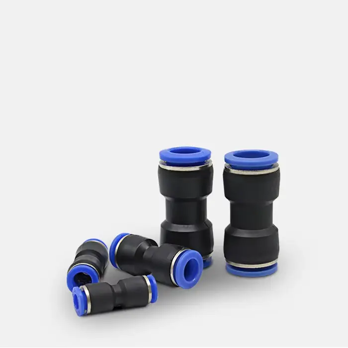 Raccords pneumatiques, connecteurs de tuyaux, raccords rapides pour air et eau, raccords à enfoncer en plastique pour tuyaux de 4 mm, 6 mm, 8 mm, 10 mm, 12 mm, PV, PE, PU, PY