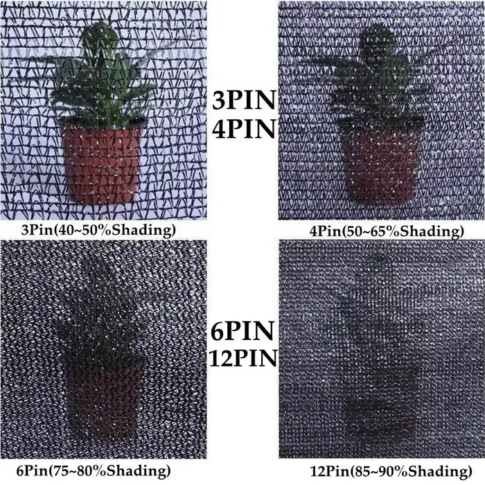 Filet d'ombrage anti-UV HDPE pour plantes succulentes, couverture de piscine extérieure, pare-soleil