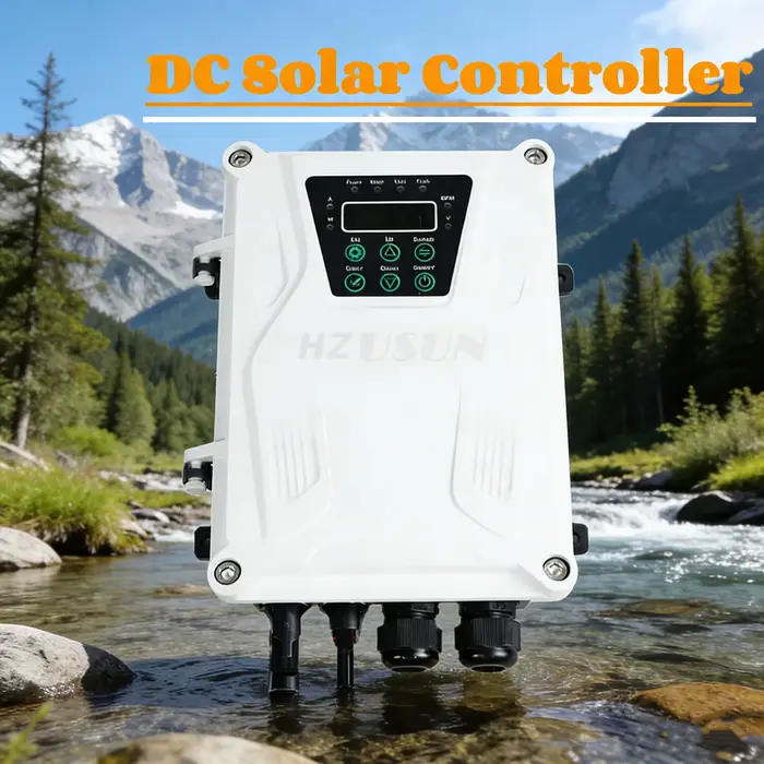 Boîtier de commande de pompe submersible de surface HZUSUN 24V 48V 72V 96V 110V BLDC