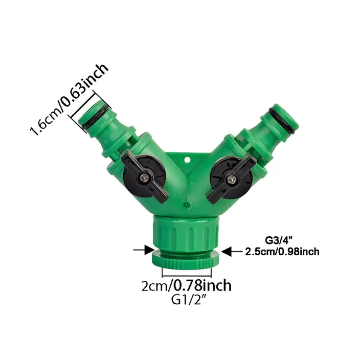 Séparateur d'eau pour tuyau de robinet à 2 voies