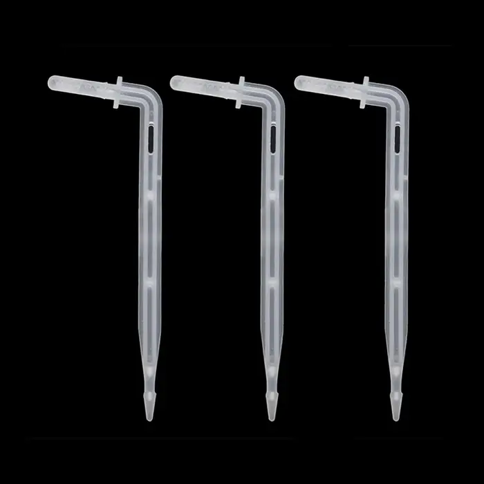 Flèche Dripper de jardin courbe 4mm | Flèches de goutte à goutte courbée, flèches de goutte, plantes