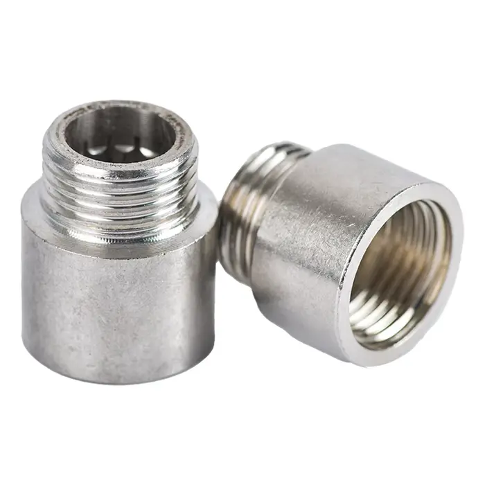 BSP 1/2 "filetage mâle/femelle raccord de tuyau en acier inoxydable tuyau d'extension 10-100mm conne