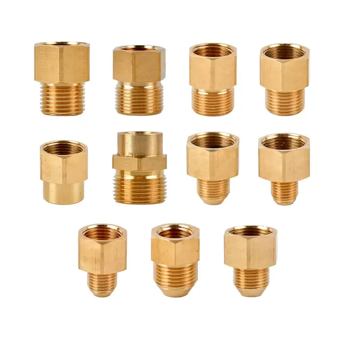 Connecteur de filetage en laiton 3/8 1/2 M14 M18 M22 pour pistolet et tuyau de nettoyeur haute pression irrigation jardin agriculture villa installation de raccordement industrialisé occassions speciales