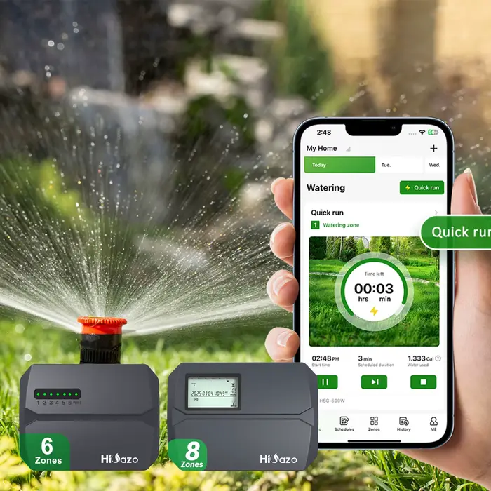 Contrôleur d'irrigation WiFi 6/8 Zones