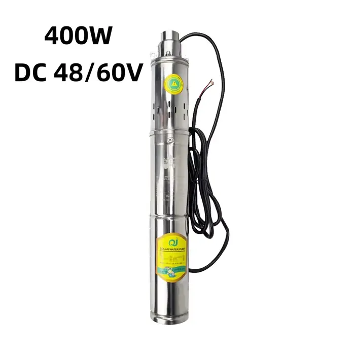 Pompe solaire de puits profond en acier inoxydable DC