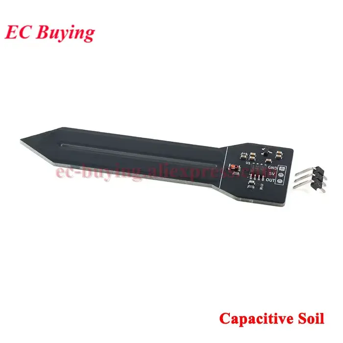 Module de capteur capacitif d'humidité du sol, détection de l'humidité du sol, 5V 12V, Module de con