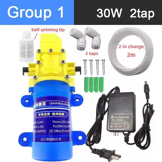 Pompe de surpression électrique 30W/40W pour purificateur d'eau