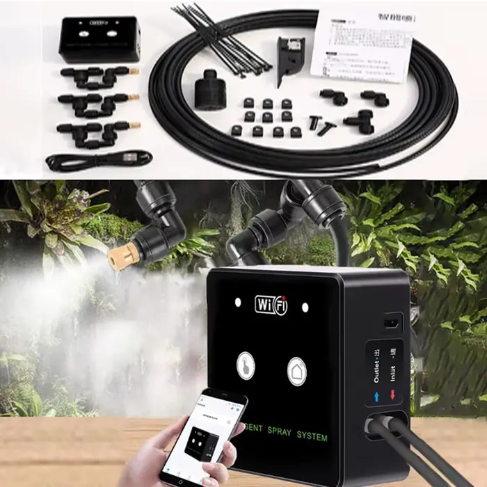 Kit de système de pulvérisation de forêt tropicale WiFi