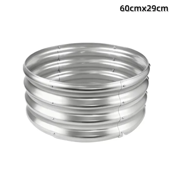 Land Guard – lit de jardin surélevé galvanisé, grande boîte de jardinière ovale en métal, Kit pour j