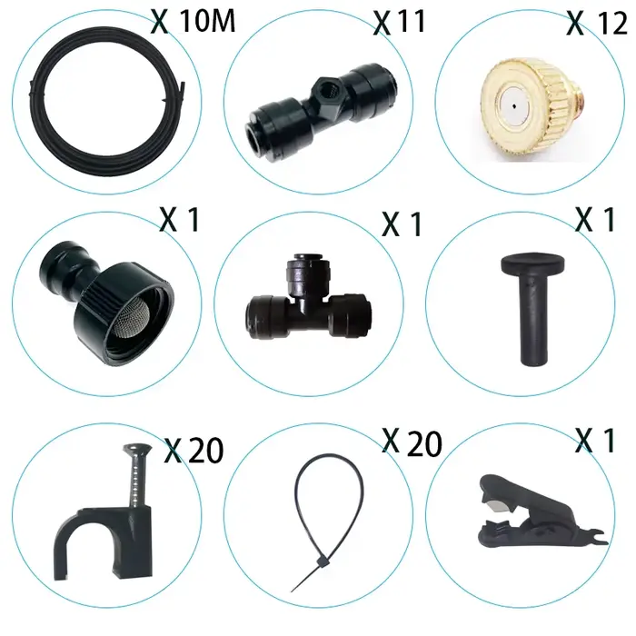 Système de brumisation DIY pour extérieur