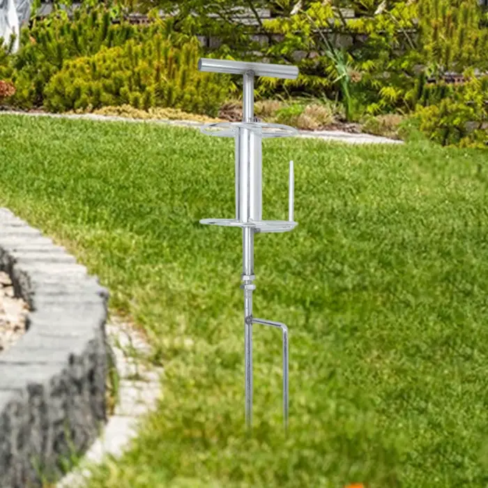 Accessoires de piquet de guidage de tuyau d'arrosage, facile à installer, en métal, empêche les plât