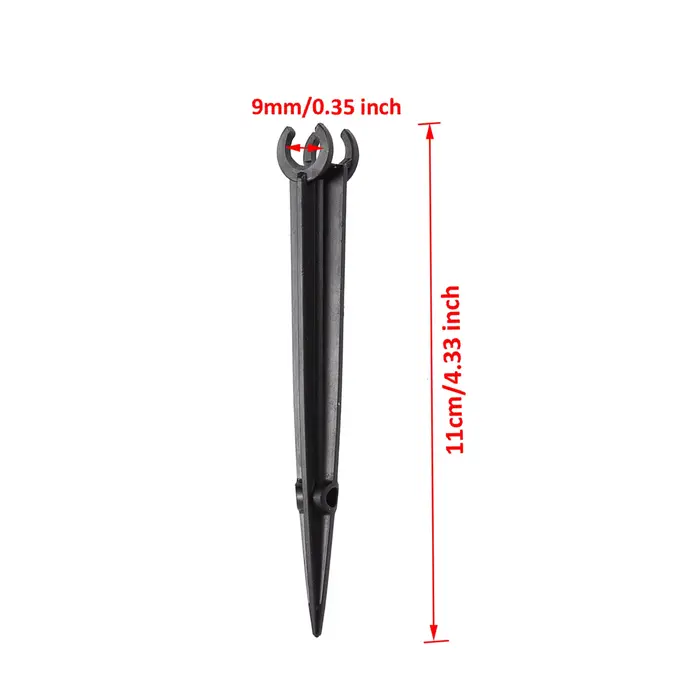 Piquets de Support d'irrigation goutte à goutte pour tuyau d'arrosage, 4/7Mm 8/11Mm, Support fixe, g