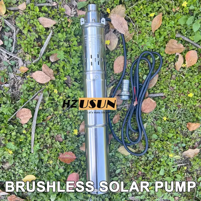 Pompe solaire submersible pour puits profond de 750 W max