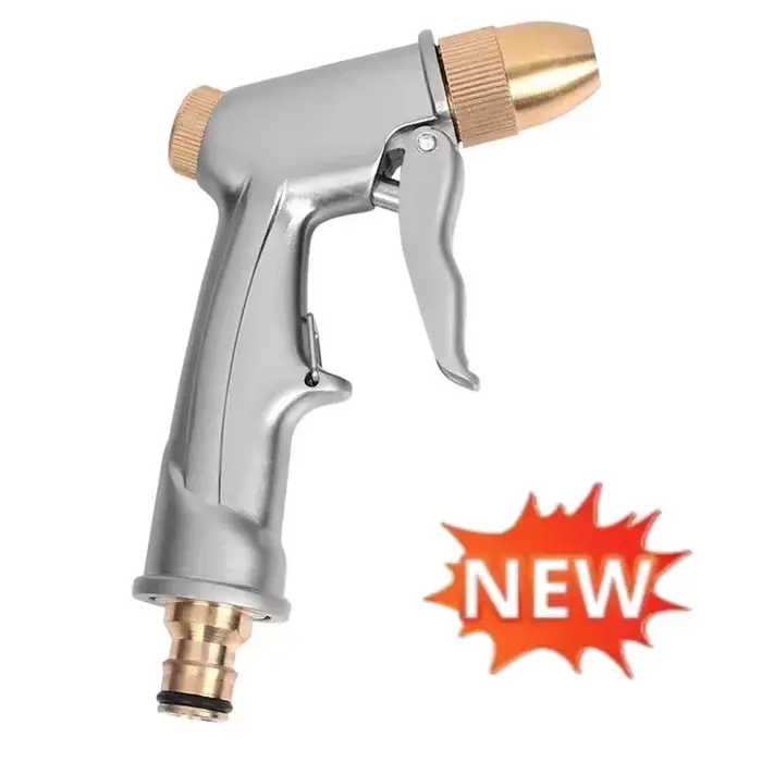 Pistolet pulvérisateur haute pression en laiton pour tuyau d'arrosage, lave-auto, arroseur de pelous