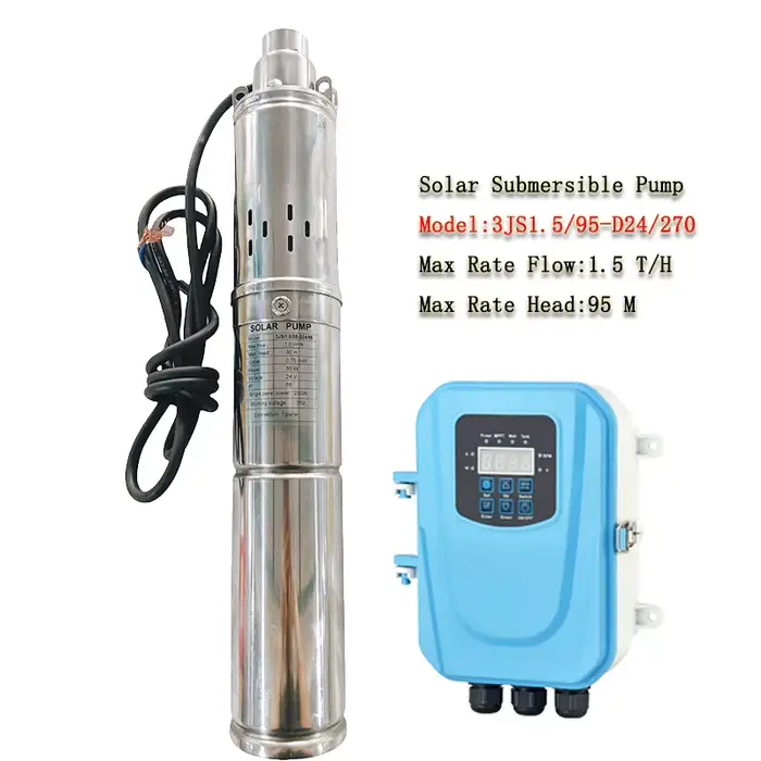 Pompe à eau solaire 2 ans de garantie 270w 0.4HP