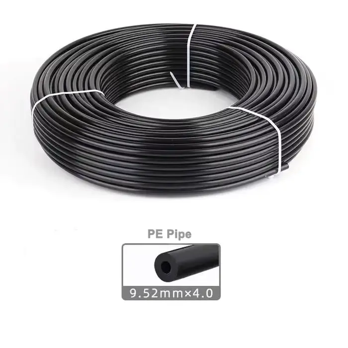 Tube PE haute pression 100m pour système de refroidissement par brumisation jardin irrigation automatique oxygène plantes