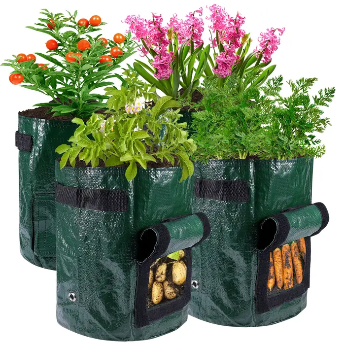 Sacs de culture de pommes de terre, 3/5/10 gallons, sacs de culture pour plantes de jardinage, pour 