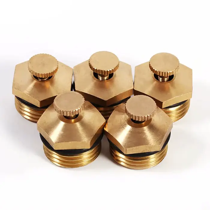 Micro-arroseur en laiton 1/2 ", buses de pulvérisation réglables à 360 degrés pour le jardin, Agricu