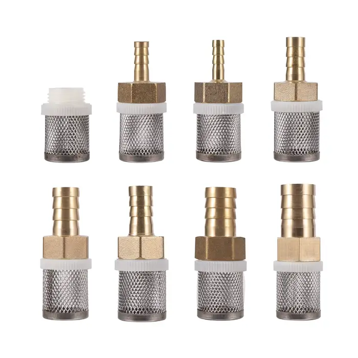 Filtre à maille en acier inoxydable pour connecteurs d'eau de jardin, avec tuyau de protection de pompe d'irrigation, filtre en laiton, adapté à divers outils de jardinage et occasions spéciales
