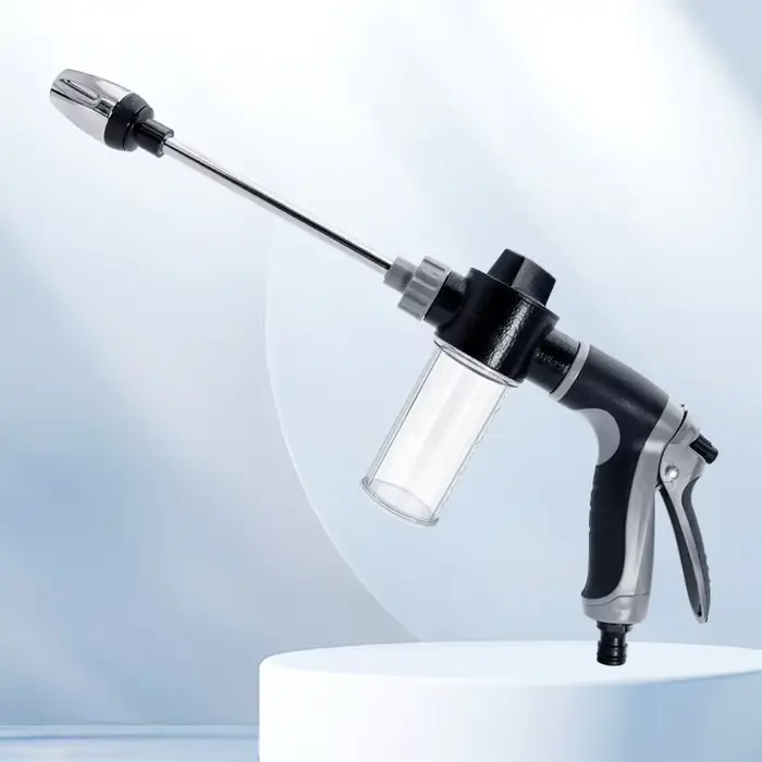 Pistolet à eau domestique multifonctionnel pour arrosage, pot à mousse, lavage de voiture, pistolet 