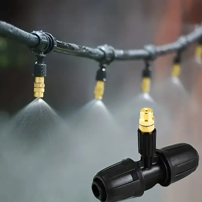Lot de 5 buses d'arrosage automatiques pour jardin atomisantes réduction de la poussière irrigation fleurs humidification intérieur refroidissement serre occassions spéciales