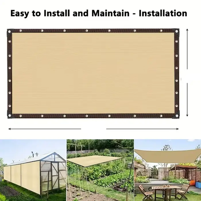 Filet pare-soleil Anti-ultraviolet à 12 broches, filet de couverture pour plantes, pour jardin extér