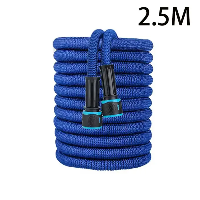 Tuyau d'arrosage de jardin de 2.5 mètres/5 mètres, tuyau extensible à haute pression pour lavage de 