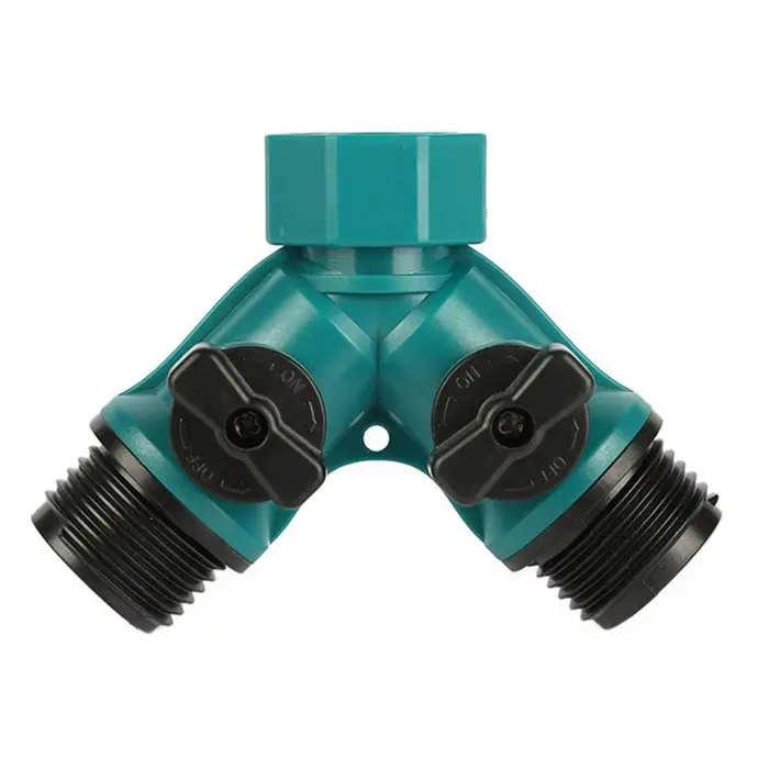 Mathiateur de tuyau d'arrosage à 2 voies, rallonge vos tâches de jardinage, distributeur de connecte