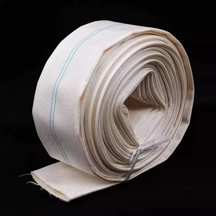 Tube d'alimentation en eau blanc pour l'irrigation de la terre, tuyau d'eau en toile épaisse haute p