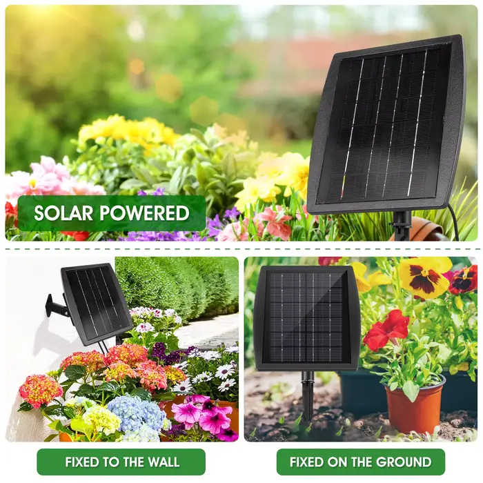 Kit d'Irrigation Solaire existent pour Plantes avec Modes de Synchronisation