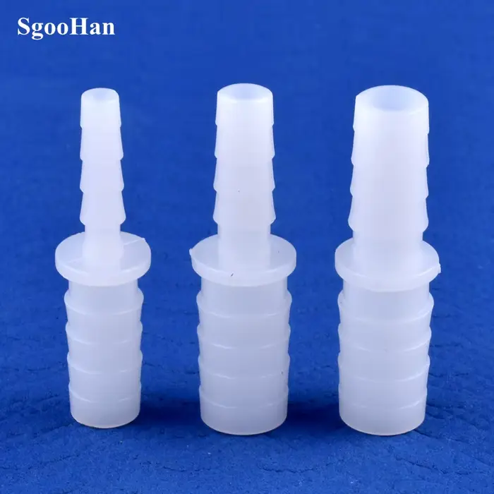 5 ~ 200 pièces 4 ~ 12mm à 2.4 ~ 9mm blanc PE pagode réduisant les connecteurs directs réservoir d'aq